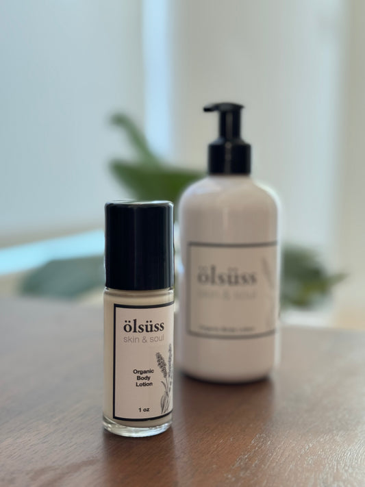 Organic Body Lotion Travel Size