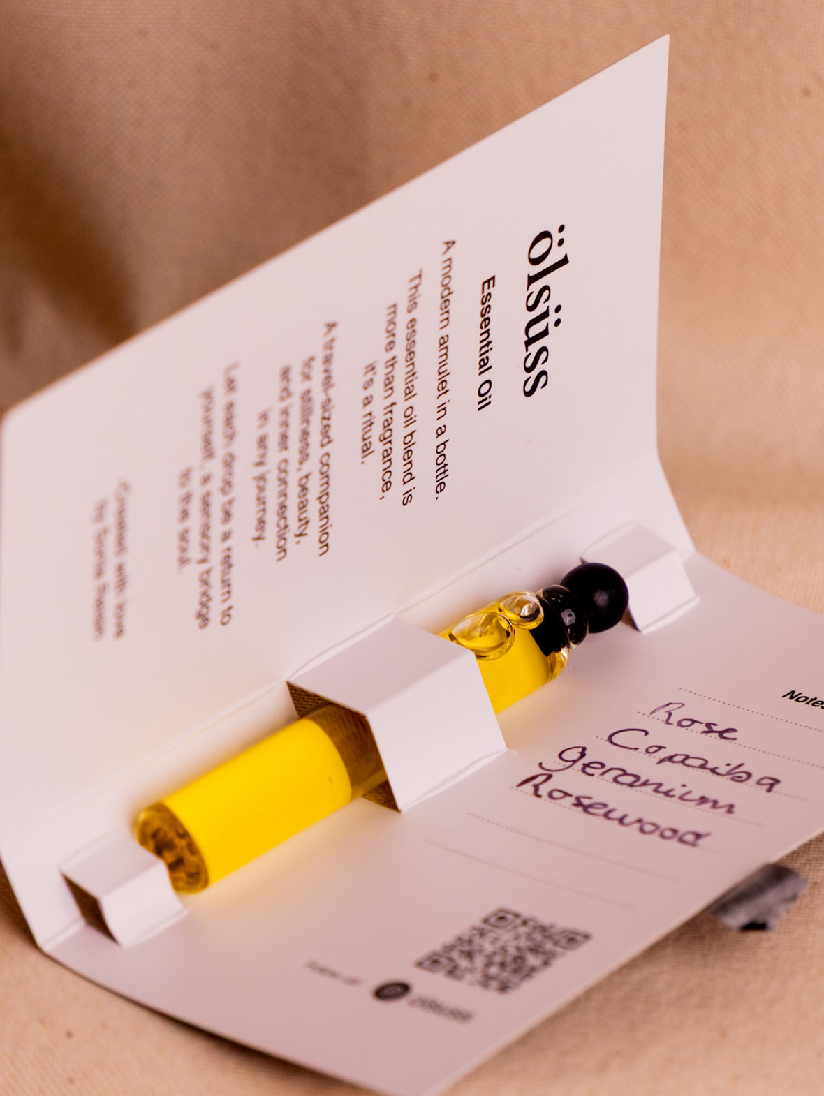 Travel Amulet / Rose Oil