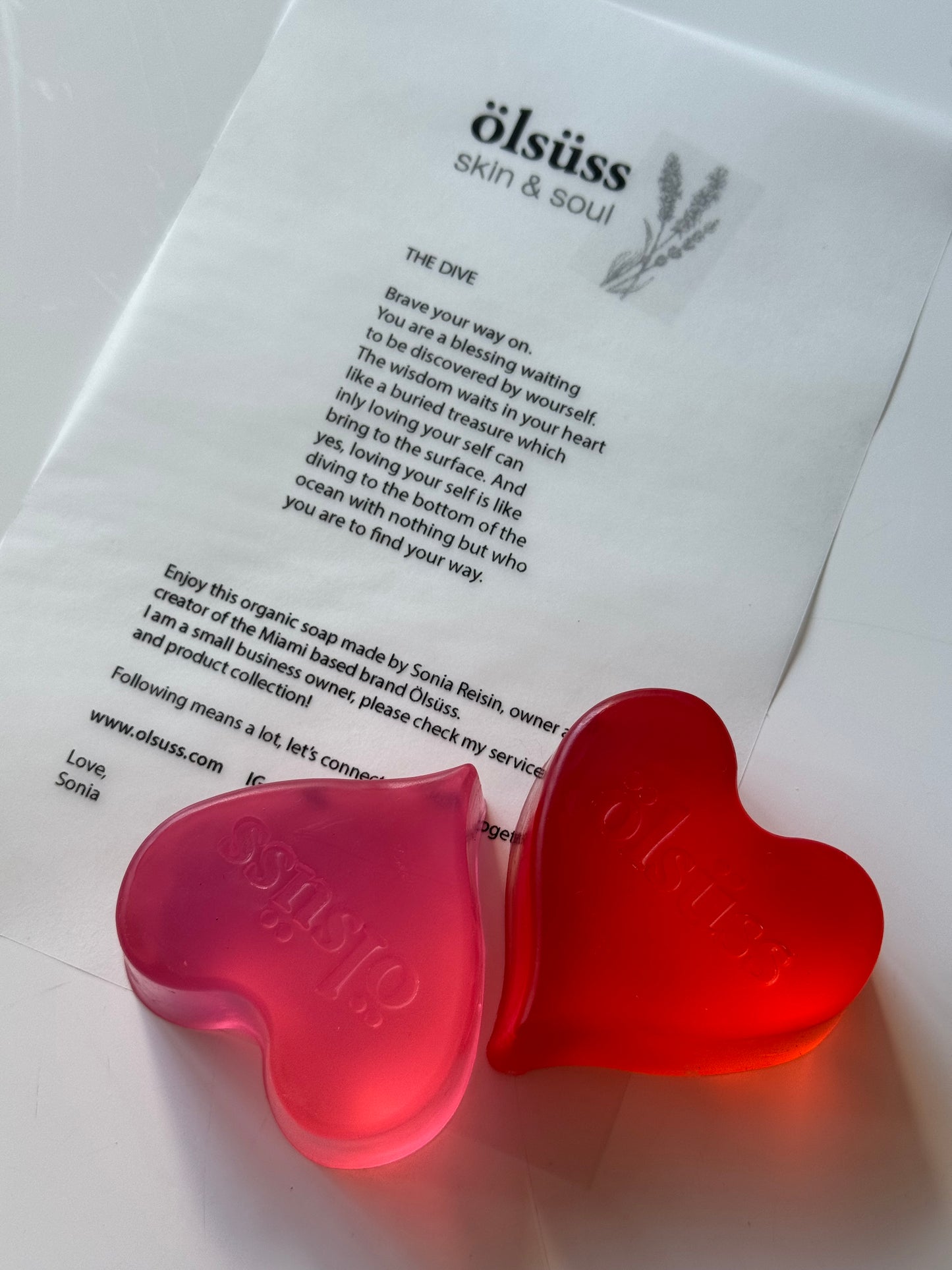 Valentine’s Heart wrapped within a love letter